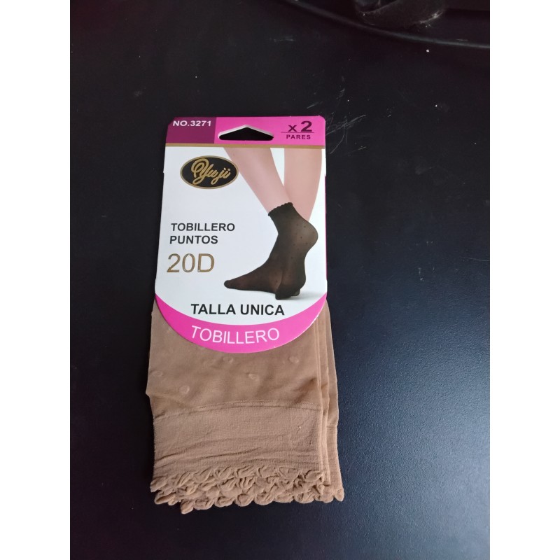 MINI MEDIA TOBILLERA 20D ( 5 pares)